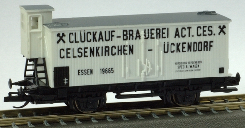 Refrigerator beer car 19665 "Gluckauf"<br /><a href='images/pictures/PSK_Modelbouw/778.jpg' target='_blank'>Full size image</a>